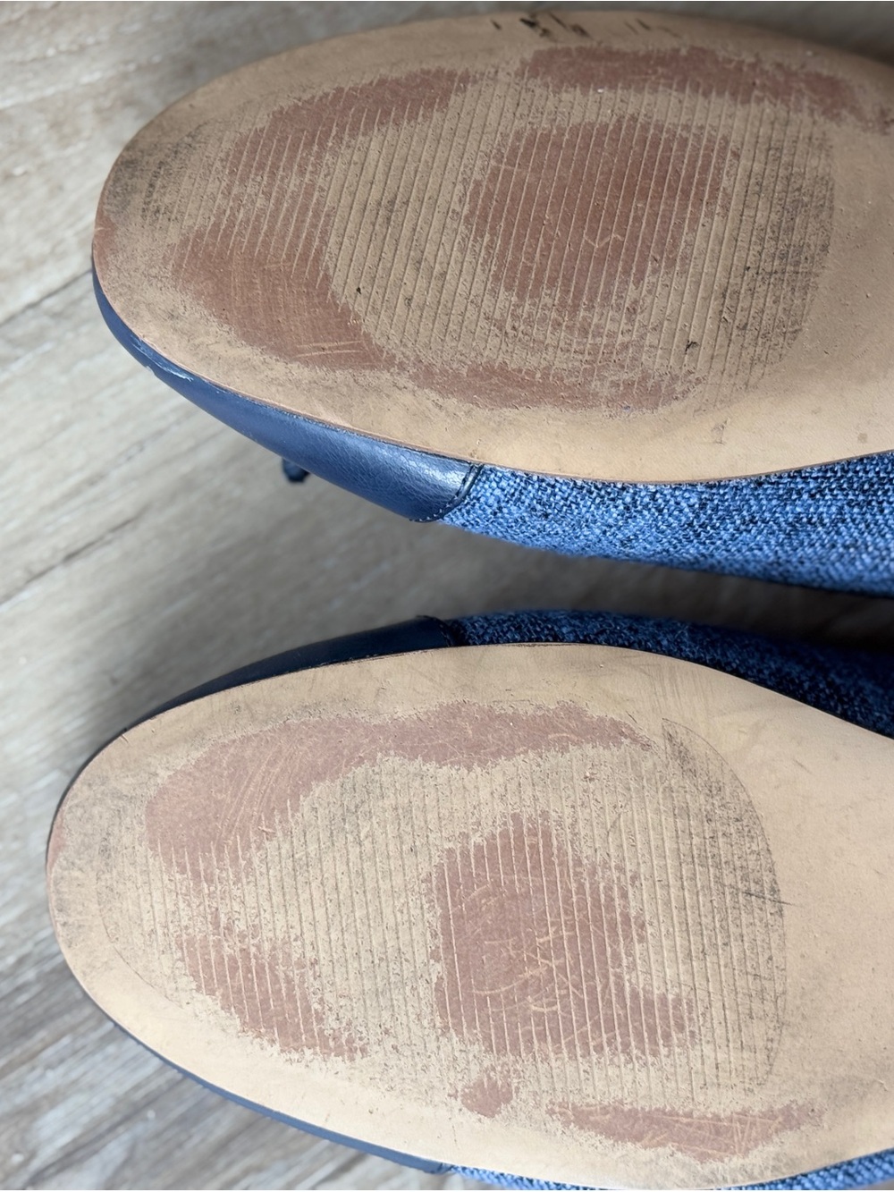 J. Crew Navy Leather-Cap Bow Ballet Flats - Picture 4 of 5